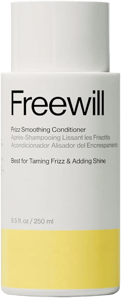 Freewill Frizz Smoothing Conditioner, Anti Frizz Hair Conditioner for Women with Argan, Coconut, & Ginger Root Oils, Lightweight, Sulfate-Free, Detangling Formula for Curly, Wavy & Dry Hair, 8.5 fl oz Anti-Frizz Conditioner