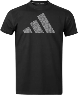 adidas Short Sleeve Cotton T-Shirt - Unisex Graphic Tee, Workout and Everyday Wear, Active Shirt Men Women, ADICLTSPS-CS (US, Alpha, X-Small, Regular, Regular, Black/Grey)
