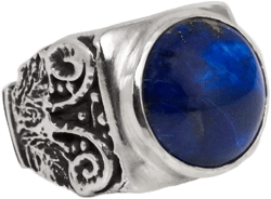 Lapis Lazuli Ionic Column Ring