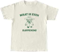 What Is Even Happening? Retro Bear Cartoon, Vintage Cartoon Bear, Aesthetic T Shirt, Graphic T Shirt, Unisex Tee
