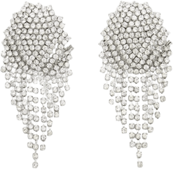 Box Chain Fringe Drop Earrings