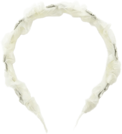 Faux Gem & Mesh Headband