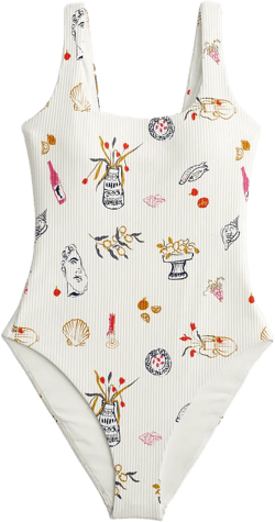 Madewell x Lisa Says Gah! Scoop-Neck One-Piece Swimsuit