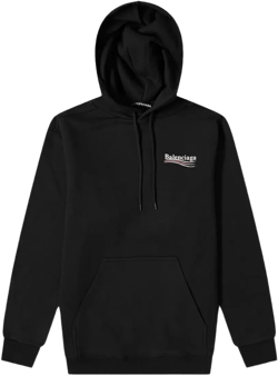 Balenciaga Hoodie "Waves" Logo Print