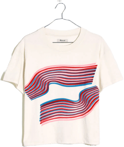 Madewell x Outdoor Voices® Easy Crop Tee