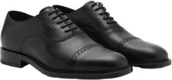 Leather suit shoes