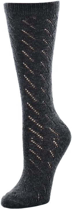 Natori Women's Rumi Swirl Knitted Wool Blend Crew Socks - Mens - Male