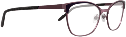 Hard Candy Women's Rx'able Eyeglasses, Hc209 Your Majesty, Purple Tortoise, 53-17-145, with Case