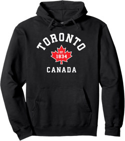 Toronto Canada Hoodie Canadian Flag Maple Leaf Sweatshirt Pullover Hoodie : Clothing, Shoes & Jewelry