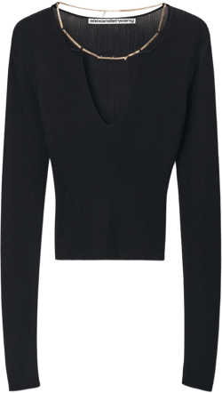 Logo Nameplate Cropped Shirt