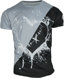 Men's Novelty Devil Graffiti Short Sleeve Tees Vintage Quirky Print T-Shirt Small Tsm01342bd