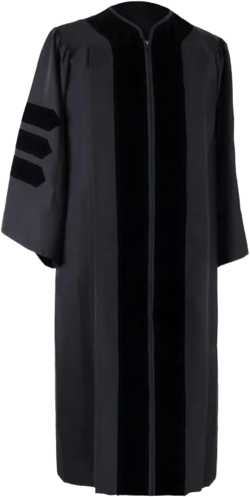 CLERKMANS Unisex Classic Doctoral PhD Graduation Gown
