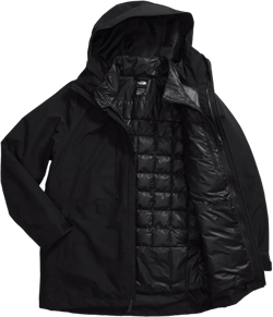 The North Face Women's Plus Thermoball Eco Snow Triclimate Jacket 3X Tnf Black-npf