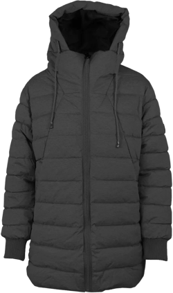 Spire By Galaxy Women's Modern Fit Heavyweight Long Parka Jacket w/ Non-Detachable Hood