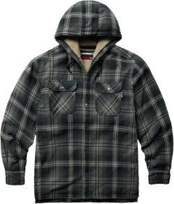 Wolverine Men's Hastings Sherpa Lined Hooded Shirt Jacket