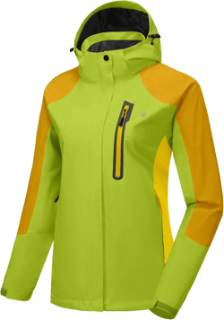 Little Donkey Andy Women's Waterproof Rain Jacket with Hood Breathable Lightweight Windbreaker Rain Shell Coat