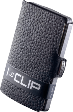 I-CLIP, Premium Men's Leather Wallet, Versatile Changeable Money clip, Secure Card Holder, Compact Men's Wallet Minimalist, Sleek Slim Design, Perfect Money Clip Wallet for Men black