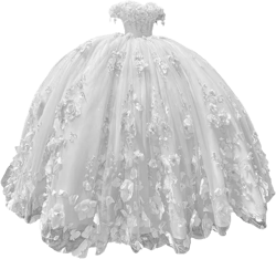 Asulla Womens Off Shoulder Quinceanera Dress Ball Gowns Beads Lace Appliques Sweet 15 16 Puffy Gowns : Clothing, Shoes & Jewelry