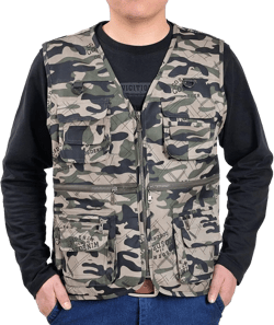 Mens Lightweight Breathable Outdoor Photo Vest Safari Travel Cargo Waistcoat with Multi-Pockets for Fishing X-Large Khaki