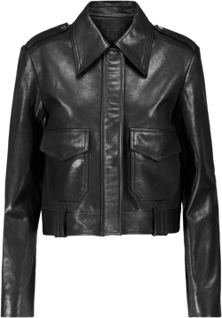 Boxibany Designer Black Women leather jacket