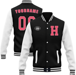Custom Varsity Jacket | Personalized Letterman Jacket for Men Women | Custom Name Number | Unisex Team Sports Jacket
