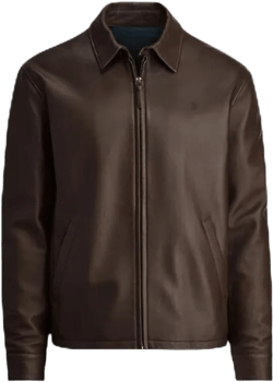 Men's Polo Copy Premium Lambskin Leather Jacket | Men's Stylish Black Biker Jacket