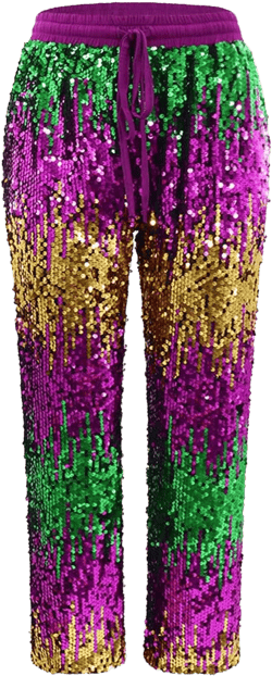 Womens Mardi Bottoms Purple Green Yellow High Waist Flare Pants（1） Running Leg Warmers Women B-purple Medium
