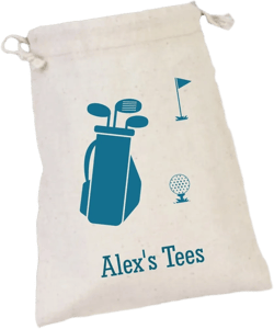 Personalized Golf Tee Bag, Golf Gifts For Men, Golf Gifts for Women, Golf Lover Gift, Golf Gifts, Personalised Golf Tee Bag, Golf Tee Pouch