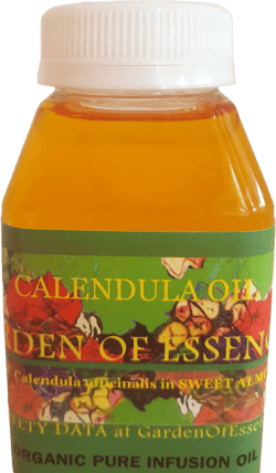 ORGANIC Calendula Oil Infusion Pure, Calming Oil for Irritated Skin, Blotchy Uneven Tone, GardenOfEssences