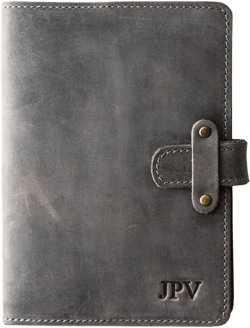 Personalized Leather Journal, Refillable Custom Notebook Cover, Travel Journal Diary, Corporate Office Gifts, Monogrammed | DuPage Rock