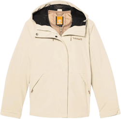Timberland Women's Water Resistant 3-In-1 Jacket, Angora, XX Small