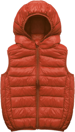 JEATHA Unisex Boys Girls Puffer Down Vest Hooded Zip Up Waistcoat Sleeveless Lightweight Jackets Outerwear