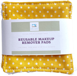 Reusable makeup remover wipes, facial round - zero waste face pads made from organic bamboo and cotton. Sustainable and eco friendly gift