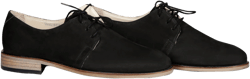 MEN Handmade OXFORD Dress Shoes, BLACK Nubuck Leather, Natural, Colorful, 100% Leather Made in Turkey