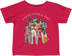 Baby T Shirt, Toddler Tee with picture, infant Tshirt with &#39;Earth Wind & Fire&#39; Graphic Print, Retro Soul music, 6 months - 2 Years Old