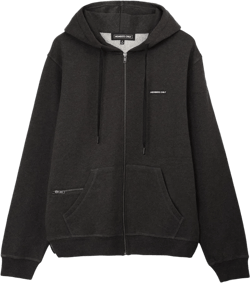 Women's Brooklyn Zip-Up Oversized Hoodie - Charcoal - Small