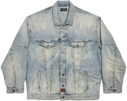 Men's Oversized Jacket in Blue