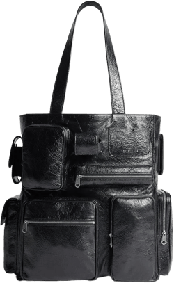 Men's Superbusy Tote Bag in Black