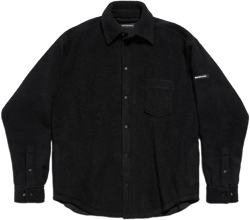 Men's Overshirt  in Black
