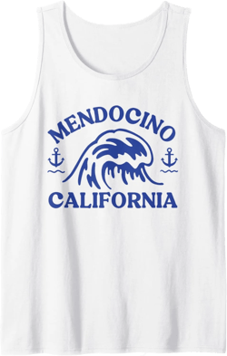 Mendocino California, Mendocino Wave, Mendocino Tank Top