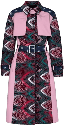 XIAOHUAGUA Women African Coats Cotton African Print Long Trench Coat Dress Fashion Long Jacket Clothes for Women : Clothing, Shoes & Jewelry