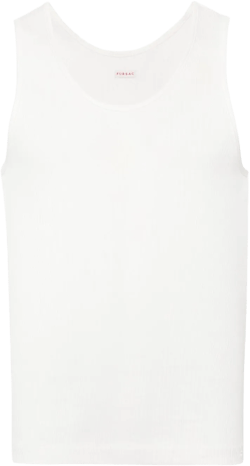 ribbed-effect tank top