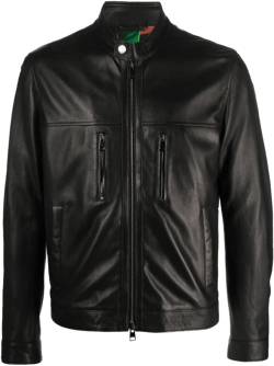 leather biker jacket
