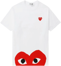 heart-print cotton T-shirt