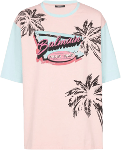 Miami-print cotton T-shirt