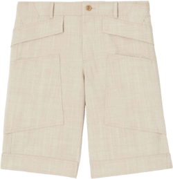 cuff-detail Bermuda shorts