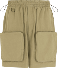 drawstring cargo shorts