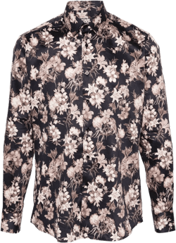 floral-print shirt