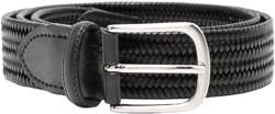 interwoven leather belt