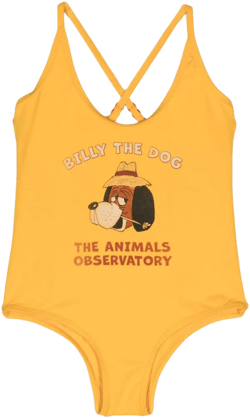 Octopus dog-print swimsuit 